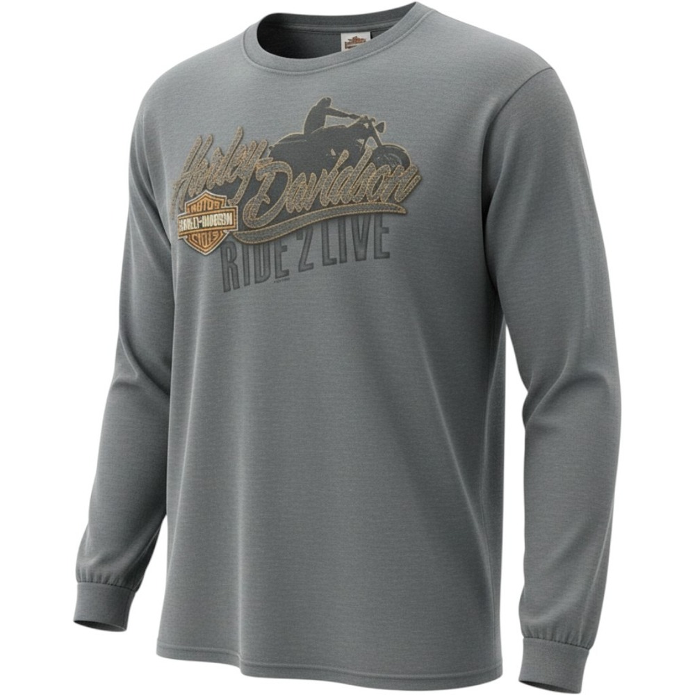 Harley-Davidson Santa Maria California Long Sleeve T-Shirt 2XL Biker - Picture 2 of 6